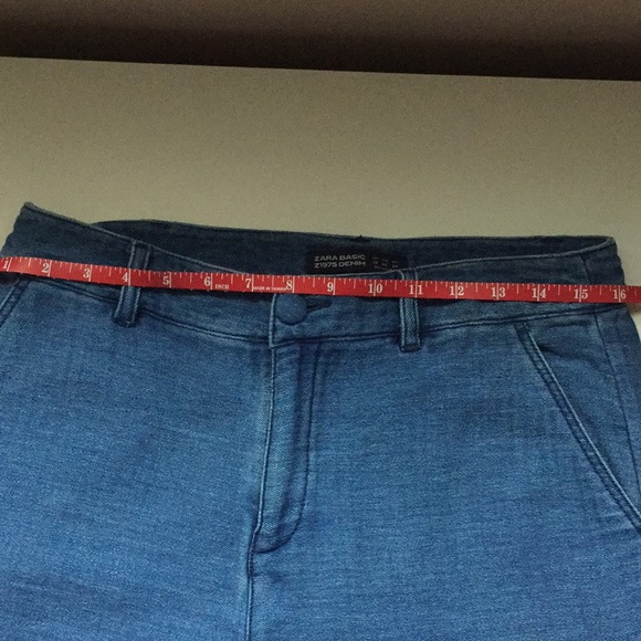 Zara Denim Culotte pants - Picture 5 of 8